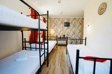 Фото номера Четырехместный номер Хостелы Byzanthin Hostel г. Бухарест 9