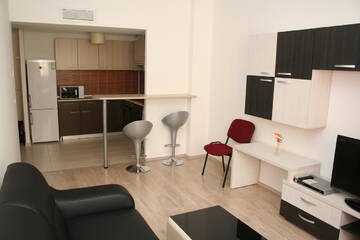 Фото номера Апартаменты с 1 спальней Апарт-отели Top Rooms Aparthotel г. Бухарест 21