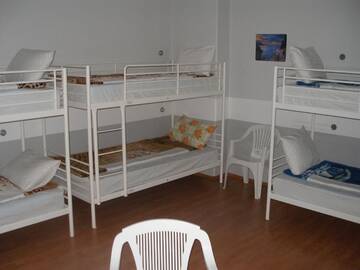 Фото номера Односпальная кровать в общем номере с 6 кроватями Хостелы Kretan Hostel г. Бухарест 5