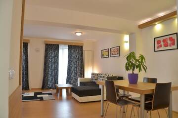 Фото номера Апартаменты с 1 спальней Апарт-отели Decebal Residence Apartments г. Бухарест 8