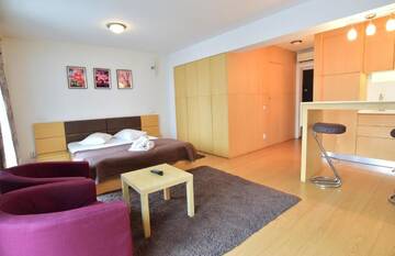 Фото номера Номер-студио с кроватью размера «king-size» 7 Апарт-отели Decebal Residence Apartments г. Бухарест 4