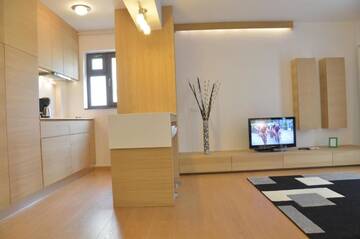 Фото номера Апартаменты с 1 спальней Апарт-отели Decebal Residence Apartments г. Бухарест 23