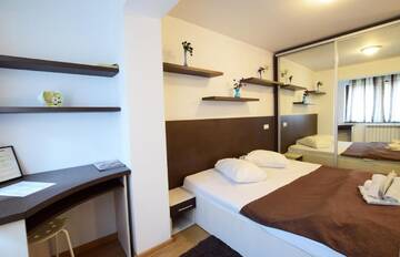 Фото номера Номер-студио с кроватью размера «queen-size» 2 Апарт-отели Decebal Residence Apartments г. Бухарест 6