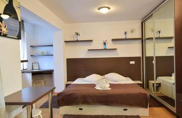 Фото номера Номер-студио с кроватью размера «queen-size» 2 Апарт-отели Decebal Residence Apartments г. Бухарест 5