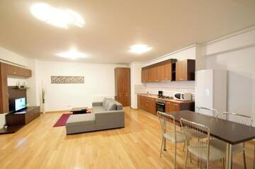 Фото номера Апартаменты с 1 спальней 1 Апарт-отели Upground Residence Apartments г. Бухарест 5