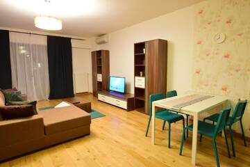 Фото номера Апартаменты с одной спальней 3 Апарт-отели Upground Residence Apartments г. Бухарест 6