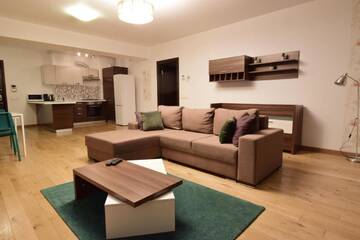 Фото номера Апартаменты с одной спальней 3 Апарт-отели Upground Residence Apartments г. Бухарест 2
