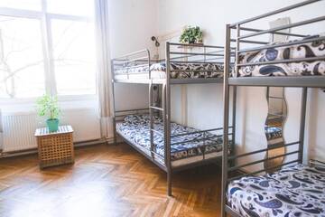 Фото номера Кровать в общем 6-местном номере для мужчин и женщин Хостелы Podstel Bucharest г. Бухарест 10