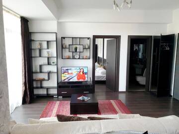 Фото номера Апартаменты с балконом Апарт-отели Uptown Residence Apartments г. Бухарест 4