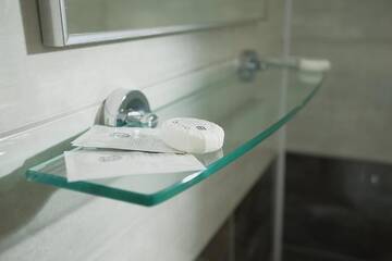Фото номера Двухместный номер с 2 отдельными кроватями Отель Hotel Nova Residence г. Бухарест 14
