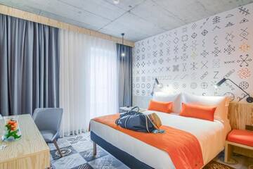Фото номера Стандартный двухместный номер с 1 кроватью Отель ibis Styles Bucharest City Center г. Бухарест 12