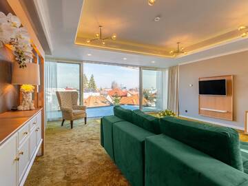 Фото номера Deluxe Top Floor Suite with Terrace Отель Pergola Boutique Hotel г. Бухарест 13