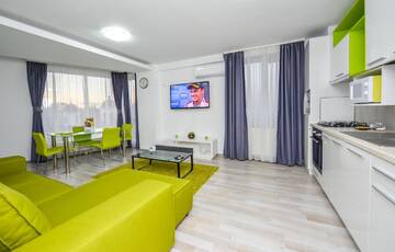 Фото номера Апартаменты с 1 спальней Отель Harmony Suites г. Бухарест 18