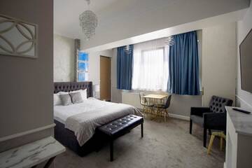 Фото номера Двухместный номер Делюкс с 1 кроватью Отель Brater Luxury г. Бухарест 3