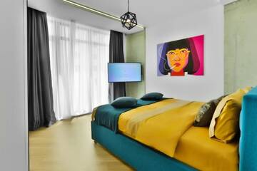 Фото номера Rainbow Two Bedrooms Apartment Апарт-отели Novum Aparthotel г. Бухарест 21