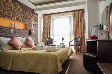 Фото номера Двухместный номер с 1 кроватью и балконом Отель Hotel Razvan г. Бухарест 8
