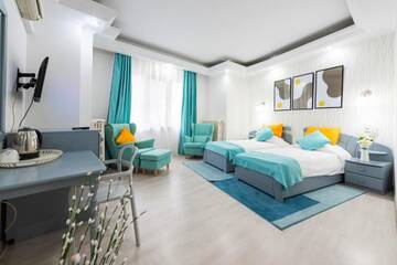 Фото номера Двухместный номер с 2 отдельными кроватями Отель Relax Comfort Suites Hotel г. Бухарест 16