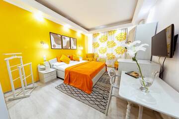 Фото номера Стандартный двухместный номер с 1 кроватью Отель Relax Comfort Suites Hotel г. Бухарест 13
