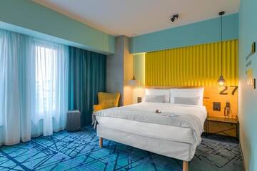 Фото номера Стандартный двухместный номер с 1 кроватью Отель ibis Styles Bucharest Erbas г. Бухарест 5