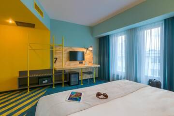 Фото номера Стандартный двухместный номер с 1 кроватью Отель ibis Styles Bucharest Erbas г. Бухарест 7