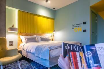 Фото номера Стандартный двухместный номер с 1 кроватью Отель ibis Styles Bucharest Erbas г. Бухарест 8