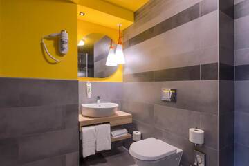 Фото номера Стандартный двухместный номер с 1 кроватью Отель ibis Styles Bucharest Erbas г. Бухарест 12