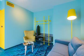 Фото номера Семейный номер с диваном-кроватью Отель ibis Styles Bucharest Erbas г. Бухарест 5