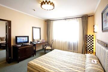 Фото номера Двухместный номер с 1 кроватью Отель Hotel Tecadra г. Бухарест 6