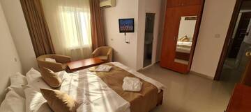 Фото номера Улучшенный двухместный номер с 1 кроватью Отель Hotel Top Central г. Бухарест 14
