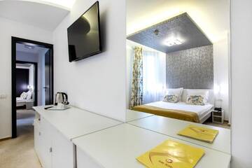 Фото номера Апартаменты с 2 спальнями Отель Hotel Duke Romana г. Бухарест 4