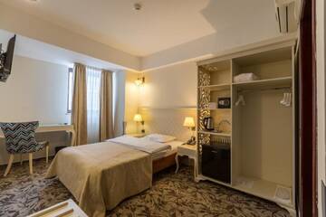 Фото номера Стандартный одноместный номер Отель Siqua Hotel г. Бухарест 9