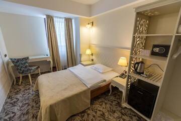 Фото номера Стандартный одноместный номер Отель Siqua Hotel г. Бухарест 7