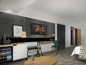 Фото номера Стандартный номер с кроватью размера &quot;king-size&quot; Отель Holiday Inn Bucharest - Times г. Бухарест 4