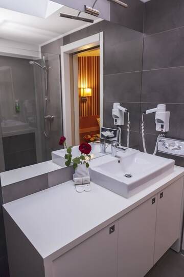 Фото номера Улучшенный двухместный номер с 1 кроватью Отель Hotel Trianon г. Бухарест 7