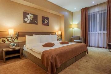 Фото номера Улучшенный двухместный номер с 1 кроватью Отель RIN Grand Hotel г. Бухарест 4