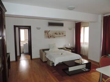 Фото номера Апартаменты с 1 спальней и балконом Отель Monte Carlo Palace Suites г. Бухарест 6