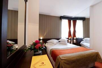 Фото номера Двухместный номер эконом-класса с 1 кроватью Отель Hotel Duke Armeneasca - Ex Tempo г. Бухарест 17