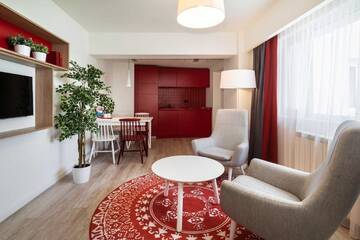 Фото номера Полулюкс Апарт-отели Park Inn by Radisson Bucharest Hotel &amp; Residence г. Бухарест 3
