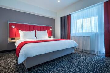 Фото номера Апартаменты с 1 спальней Апарт-отели Park Inn by Radisson Bucharest Hotel &amp; Residence г. Бухарест 2