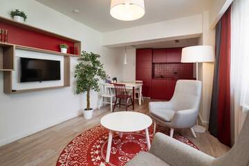 Фото номера Полулюкс Апарт-отели Park Inn by Radisson Bucharest Hotel &amp; Residence г. Бухарест 6