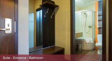 Фото номера Улучшенный номер с кроватью размера «queen-size» Отель INTER BUSINESS Bucharest г. Бухарест 6