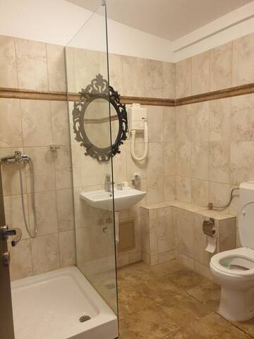 Фото номера Двухместный номер с 2 отдельными кроватями Отель Hotel Queen г. Бухарест 12
